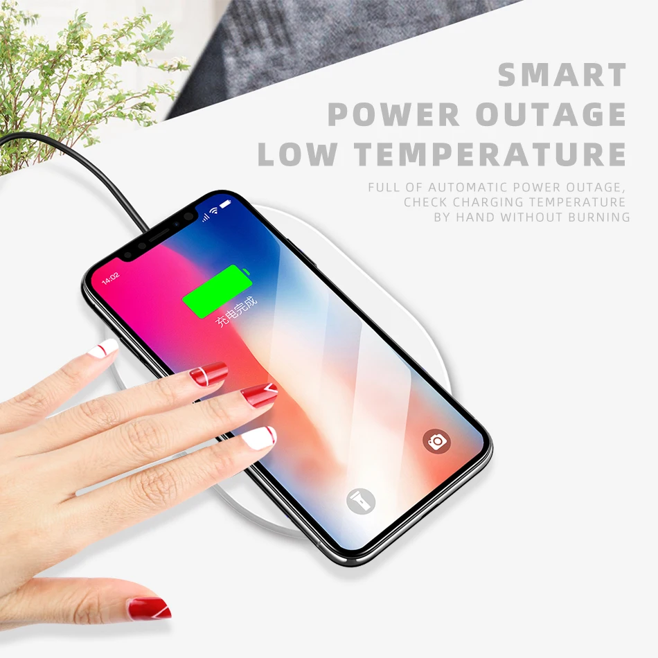 Беспроводное зарядное устройство для samsung USB телефон зарядная подставка для iPhone 11 Pro XS Max XR X 8 Plus простой дизайн