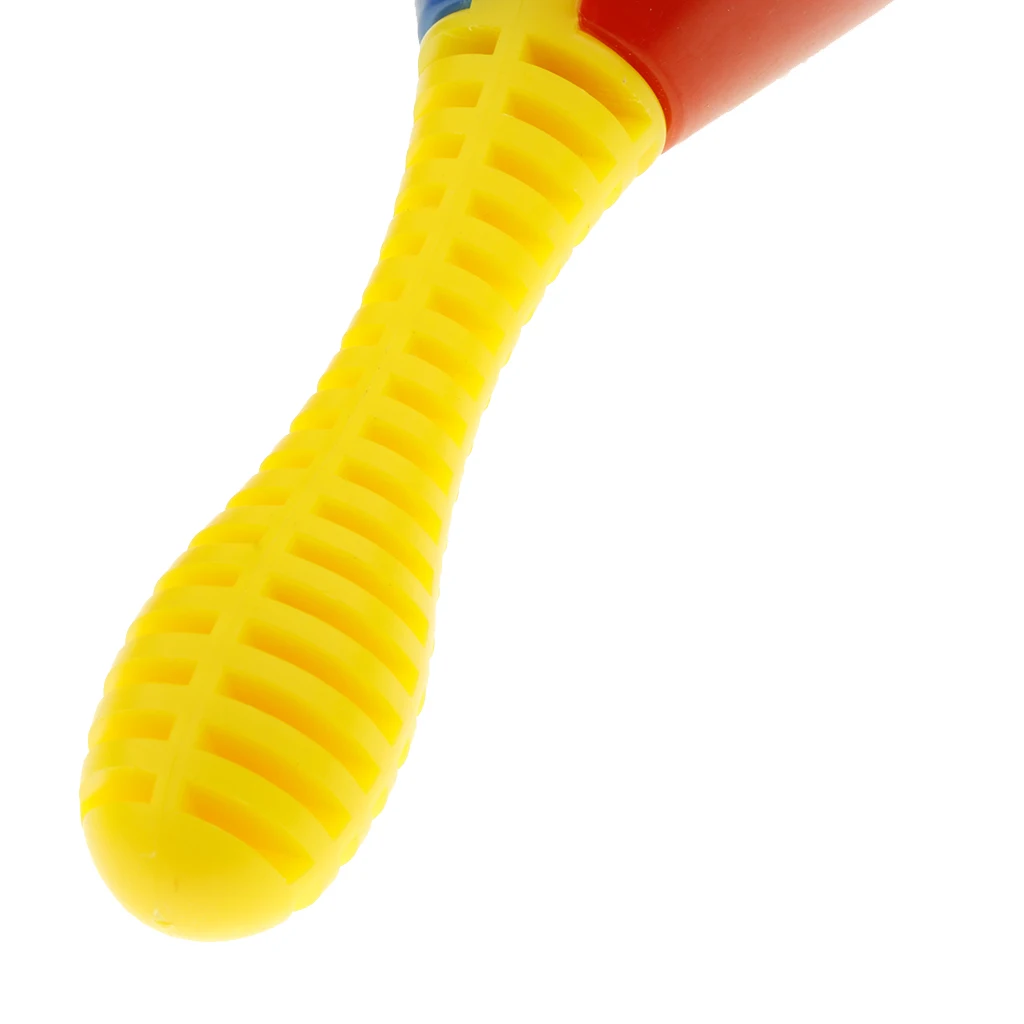 2pcs Plastic Maraca Sand Hammer Egg Shakers Percussion Instrument Gift Hand Shaker for Early Childhood Educational Toys