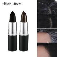 Портативный натуральный растительный темно-русая краска для волос Помада Форма анти пот водонепроницаемый одноразовый краситель ручка линия волос окрашивание инструмент