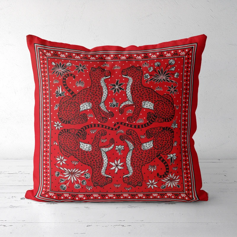 В дропшиппинг 45X45CM Рождественский Декор для дома Печатный чехол подушки декоративные Boho наволочки подушек