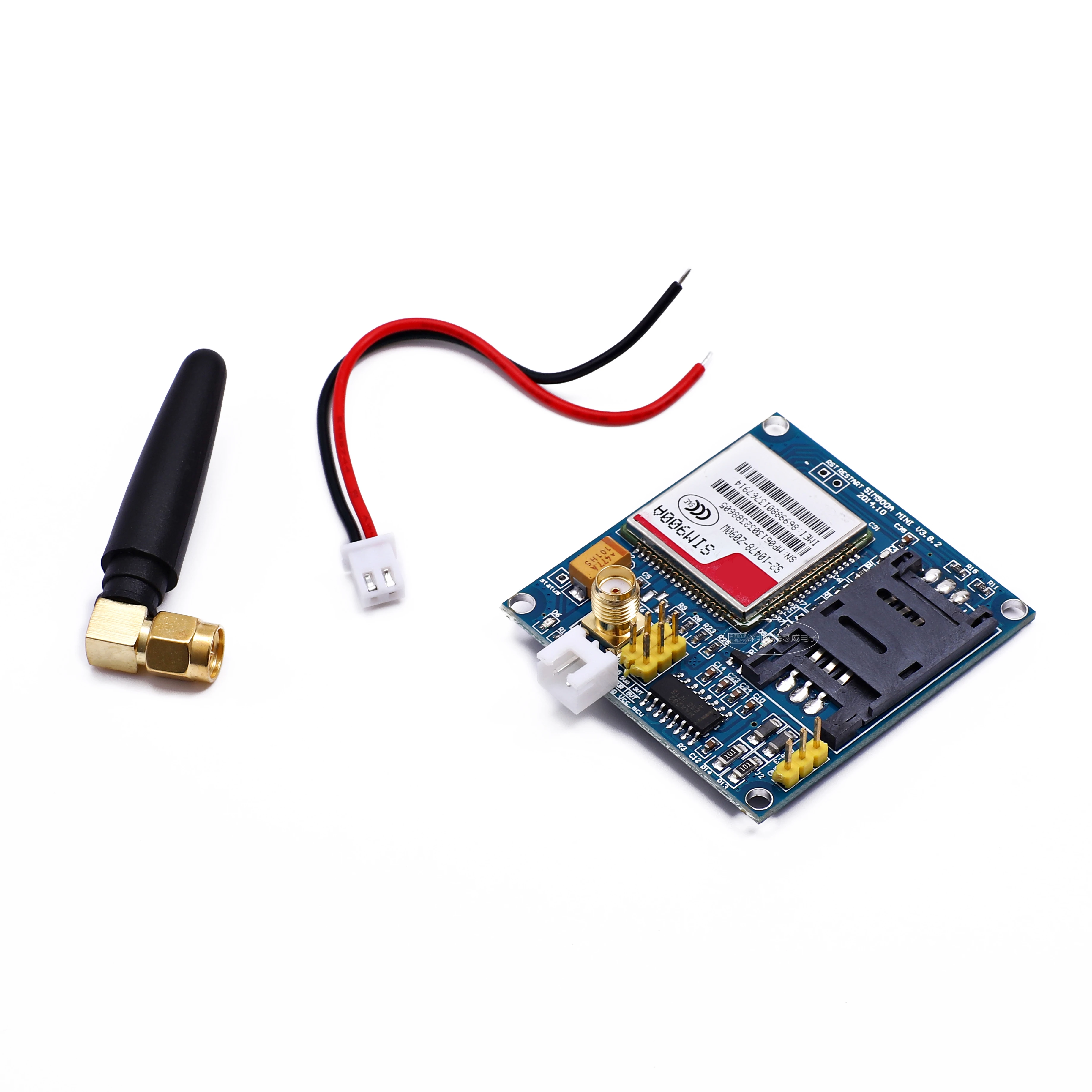 Sim900a v4.0 kit módulo de extensão sem fio gsm gprs placa antena testado em todo o mundo loja para arduino