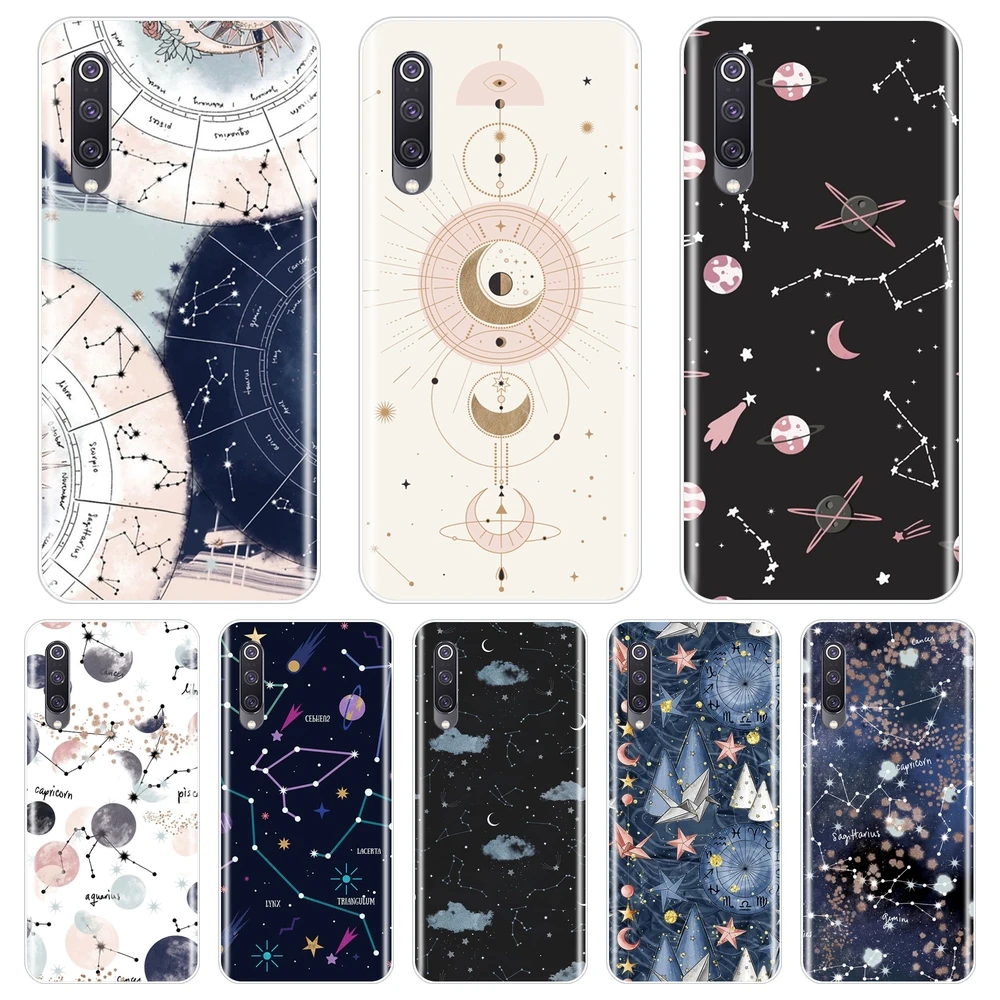 Чехол для телефона Xiaomi Mi A3 8 PRO искусство Звезда Космос созвездия Луна абстрактный