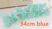 35cm 03 Искусственная шелковая Глициния Цветок для DIY свадебная АРКА квадратная ротанговая имитация цветов настенная подвесная корзина может быть удлинена - Цвет: 35cm 03