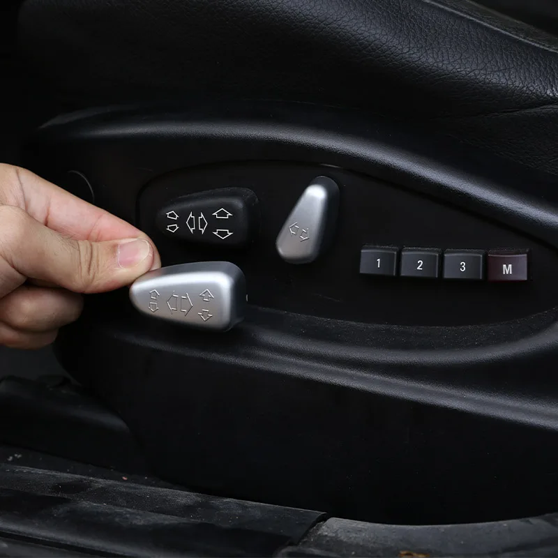 

ABS для BMW X3 E83 2003-2010, модифицированный чехол для кнопки регулировки сиденья автомобиля, защитный чехол, аксессуары для автомобиля