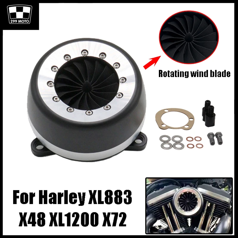For Harley Sportster XL883 XL1200 X48 XL72 Seventy-Two 2008-2021 Motorcycle Air Filter Cleaner Intake System Kit | Автомобили и