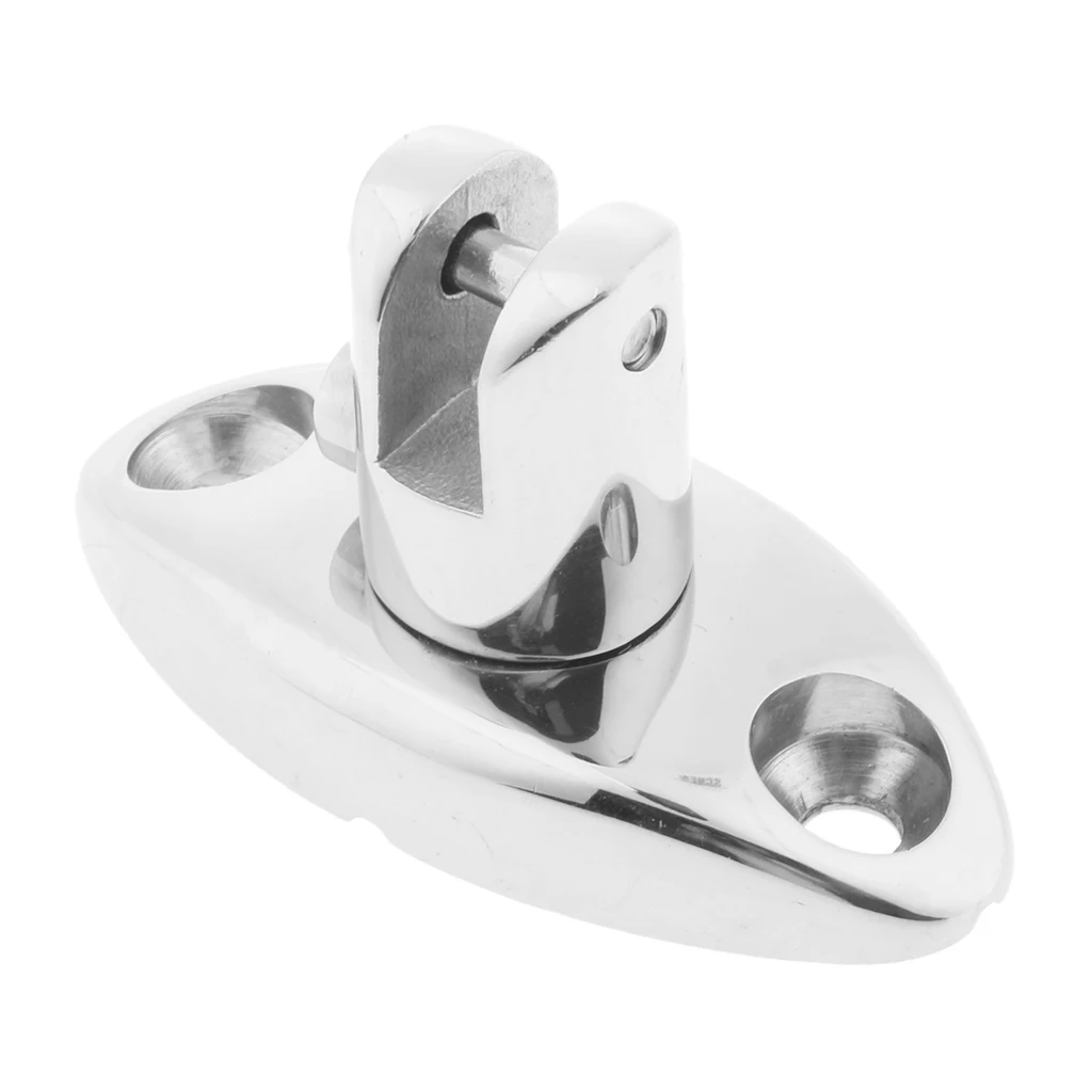 Boat Deck Hinge Bimini Top 360 Deg. Rotate Quick Release 316 Stainless Steel