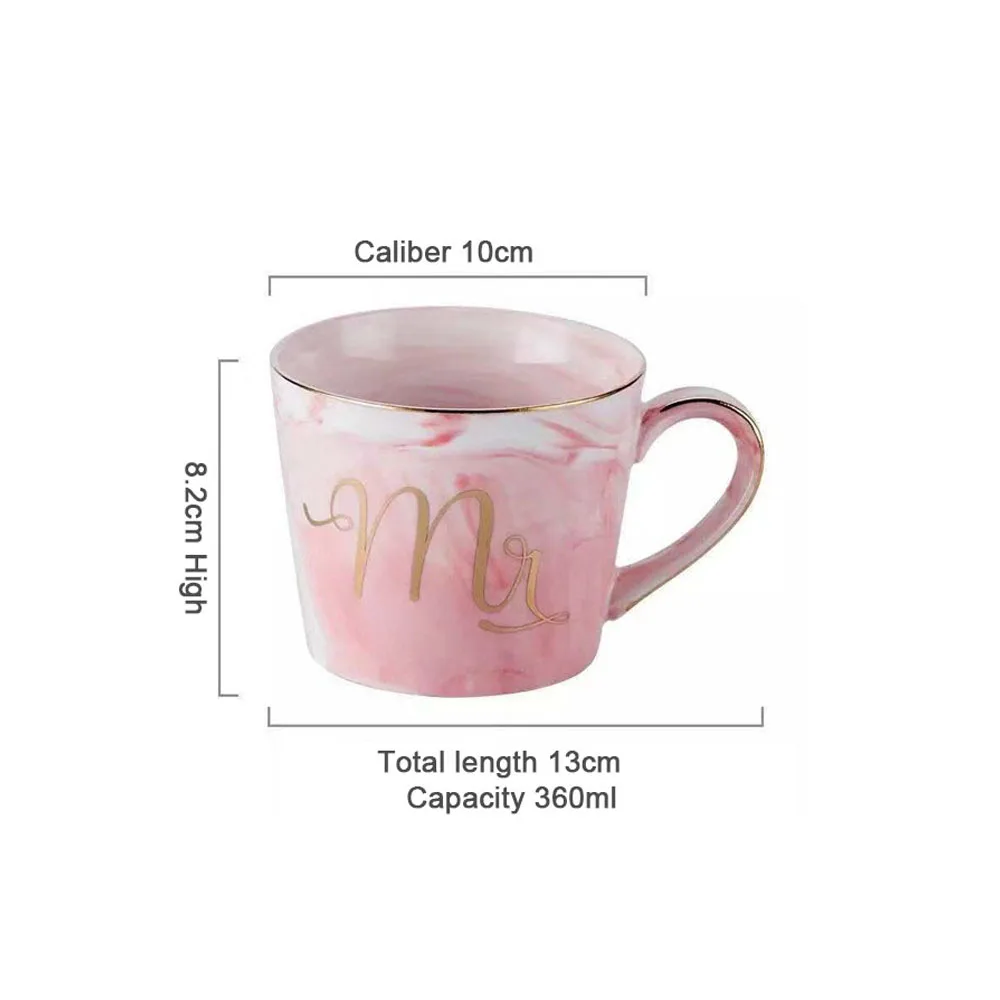 Креативная керамическая кружка с ручкой-ложкой мраморный Фламинго позолоченный молочный кофе чайная чашка посуда для напитков домашний офис чашка пара подарок