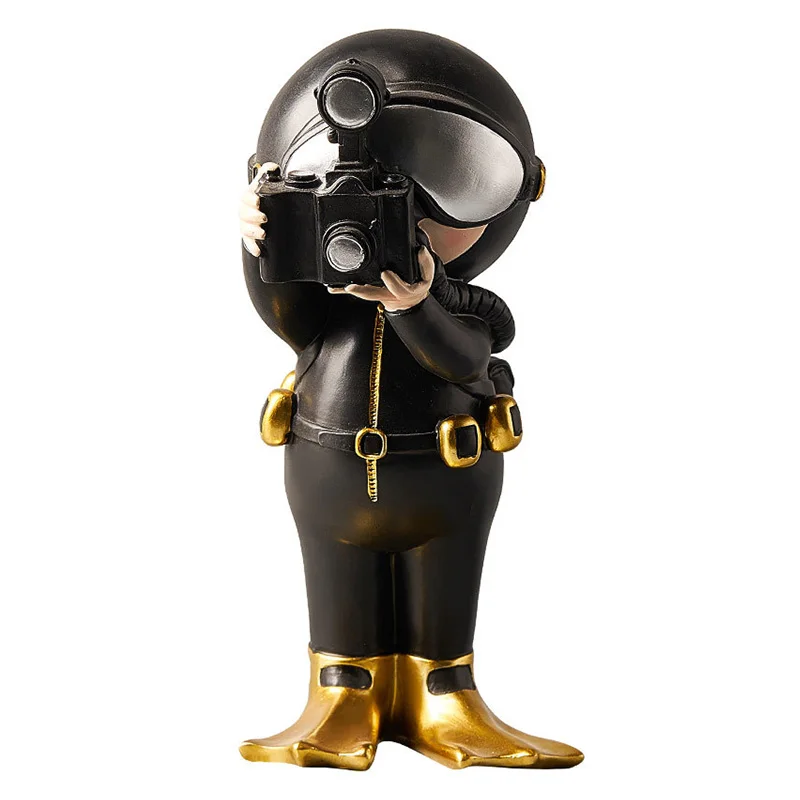 

New Design Diver Sculpture Miniature Model Eco-friendly Figurine For Home Decoration Crafts Office Decoration Ornaments Kids Toy