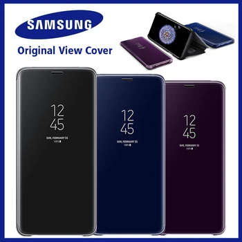 Original Samsung Mirror Smart View Flip Case For Galaxy S10/S10+/S9/S8 Plus/Note9/Note8 Phone LED Cover S-View Cases 1