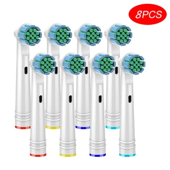

8pcs Sensitive Gum Care Replacement Toothbrush Heads For Oral B Braun Toothbrush Head Advance Power/Pro Health/Triumph/3D Excel