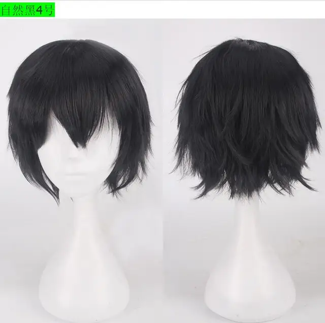 30CM 20 Colour Game Persona 5 Kurusu Akira Short Wig Cosplay Costume Heat Resistant  Hair Joker Amamiya Ren Men Wigs D