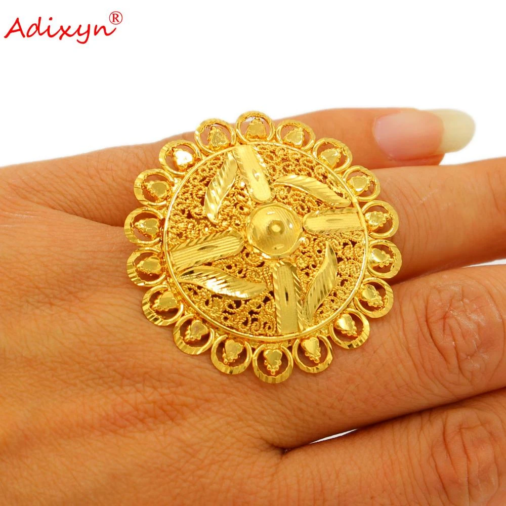Gold Indian Jodha Akbar Latest Wedding Rings New Design Tdw Women