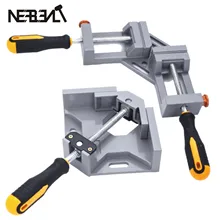 Простая алюминиевая Одиночная Ручка 90 градусов прямоугольный зажим угол Деревообработка рамка зажим прямоугольный инструмент для папок для сварки