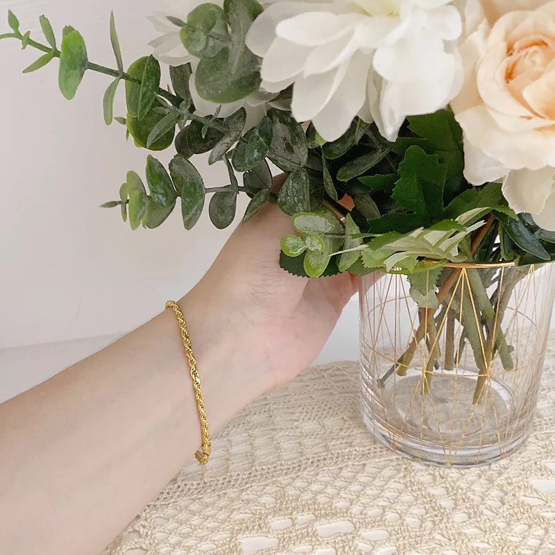 925 Sterling Silver Vintage Twisted Bracelet Men Punk Hip Hop Classic Traditional Party Jewelry Accessories Boyfriend Gift - Image 4