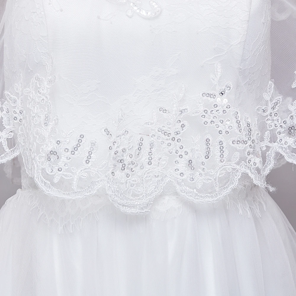 Белая накидка с блестками и аппликацией по краям, прозрачная накидка для невесты на свадьбу, летняя накидка, женская модная накидка-болеро ручной работы