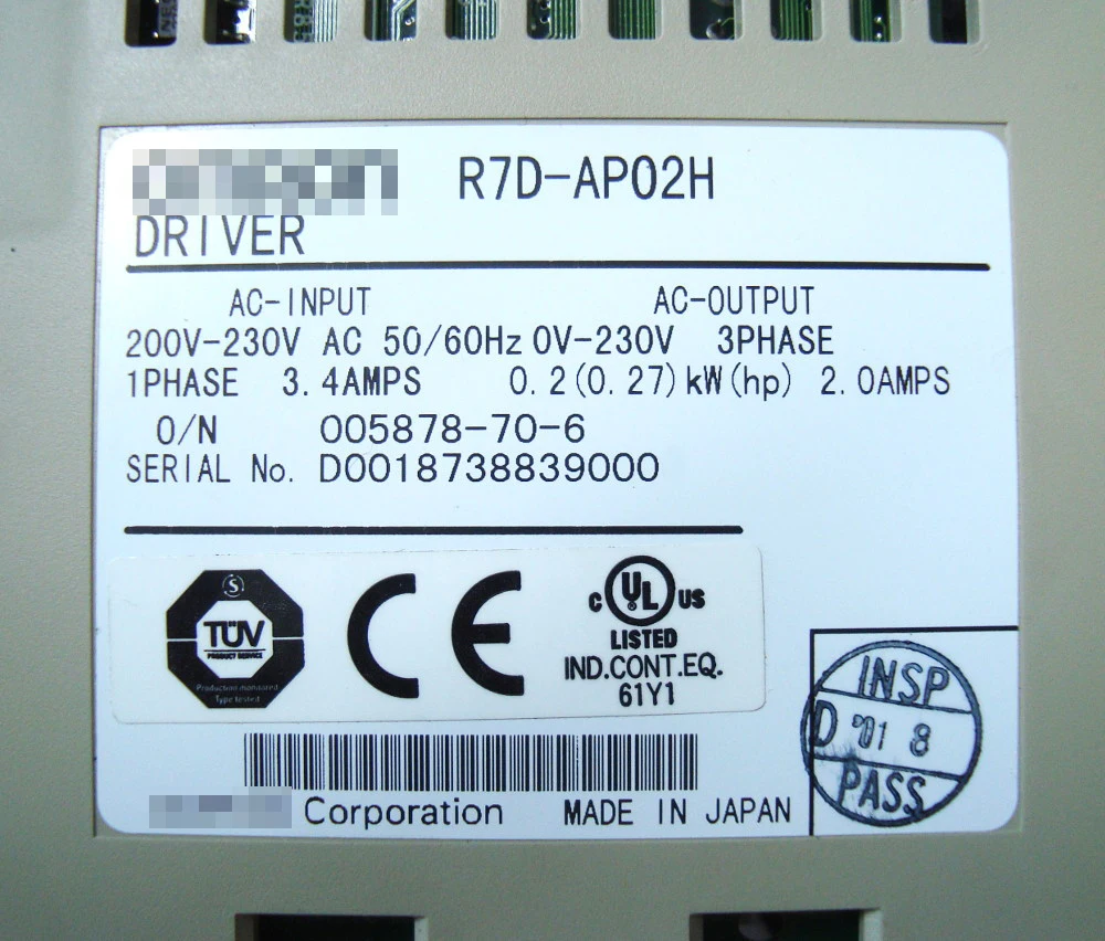 New Servo Driver R7D-AP02H 200w AliExpress