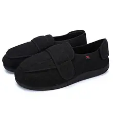 Восстанавливающая обувь для диабетиков; Свободно регулируемая очень широкая прогулочная обувь; легкая мягкая обувь на тонкой подошве; обувь для поврежденных ног