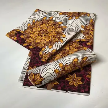 

White wax fabric 2020 high quality african fabric 100% cotton soft african wax print fabric for dresses