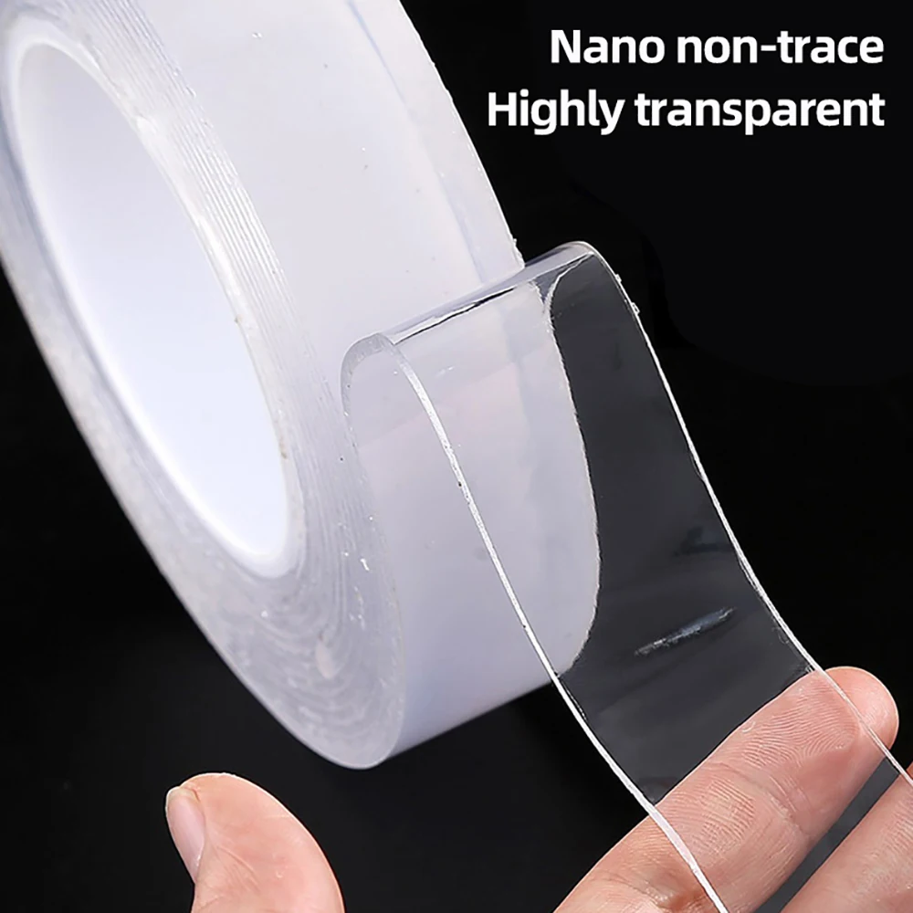 

Magic Tape Double Sided Tape Double Sided Adhesive Traceless Tape Removable Sticker Adhesive Loop Disks Tie Glue Drop Shipping