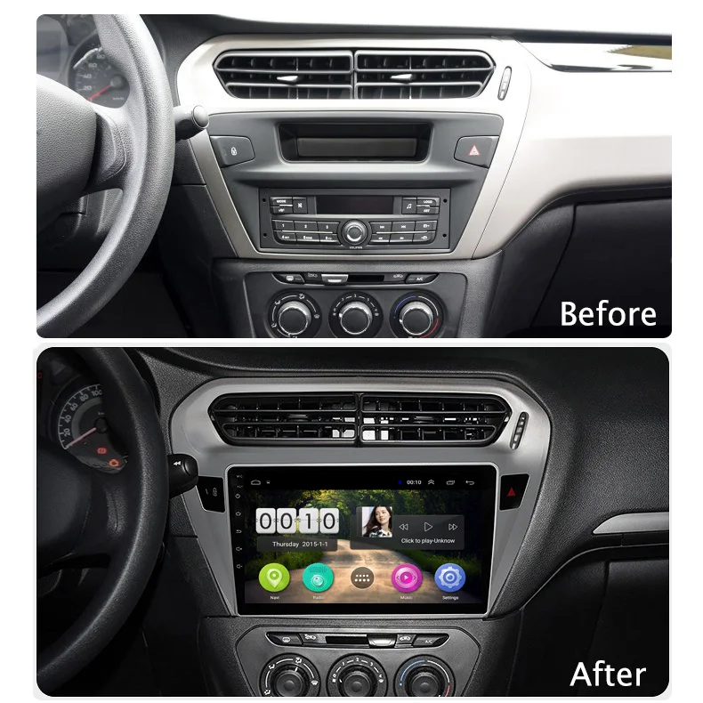Android 8,1 автомобильный dvd-плеер gps автомобильный навигатор мультимедиа для peugeot 301 Citroen Elysee Радио