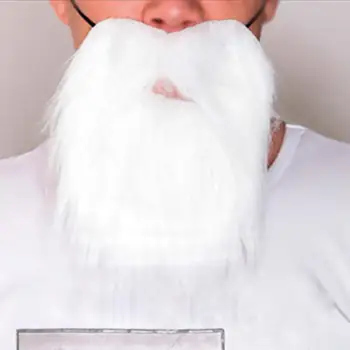 

Christmas Santa Claus Beard High-quality Portable Comfortable Fake Beards Funny Personality Makeup Cosplay Props Decor