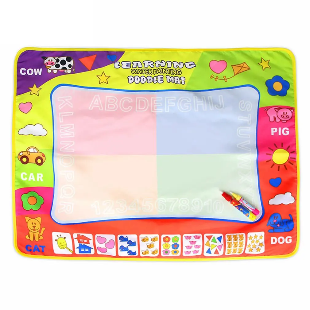 Children Magical Water Canvas Writing Blanket Baby Puzzle Early Education Toy Color Graffiti Painting Blanket