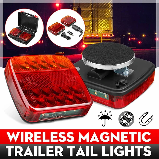 AOHEWEI-Feux arrière de remorque magnétiques à LED sans fil, feu arrière de  camion pour remorque, camion et caravane, certifié ECE et EMC, sans câble,  12V - AliExpress