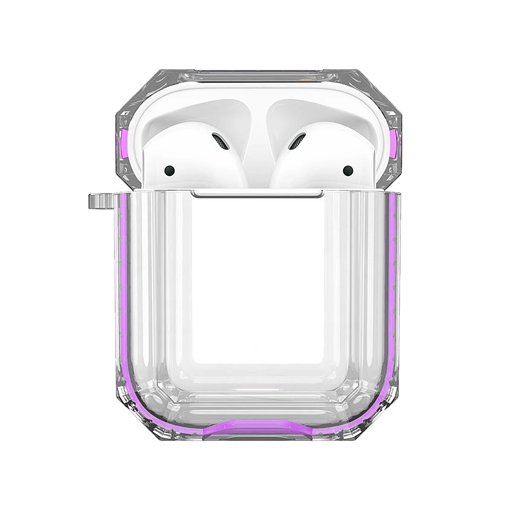 Прозрачный чехол для наушников Apple AirPods 2 1 Air Pods Airpords прозрачный беспроводных