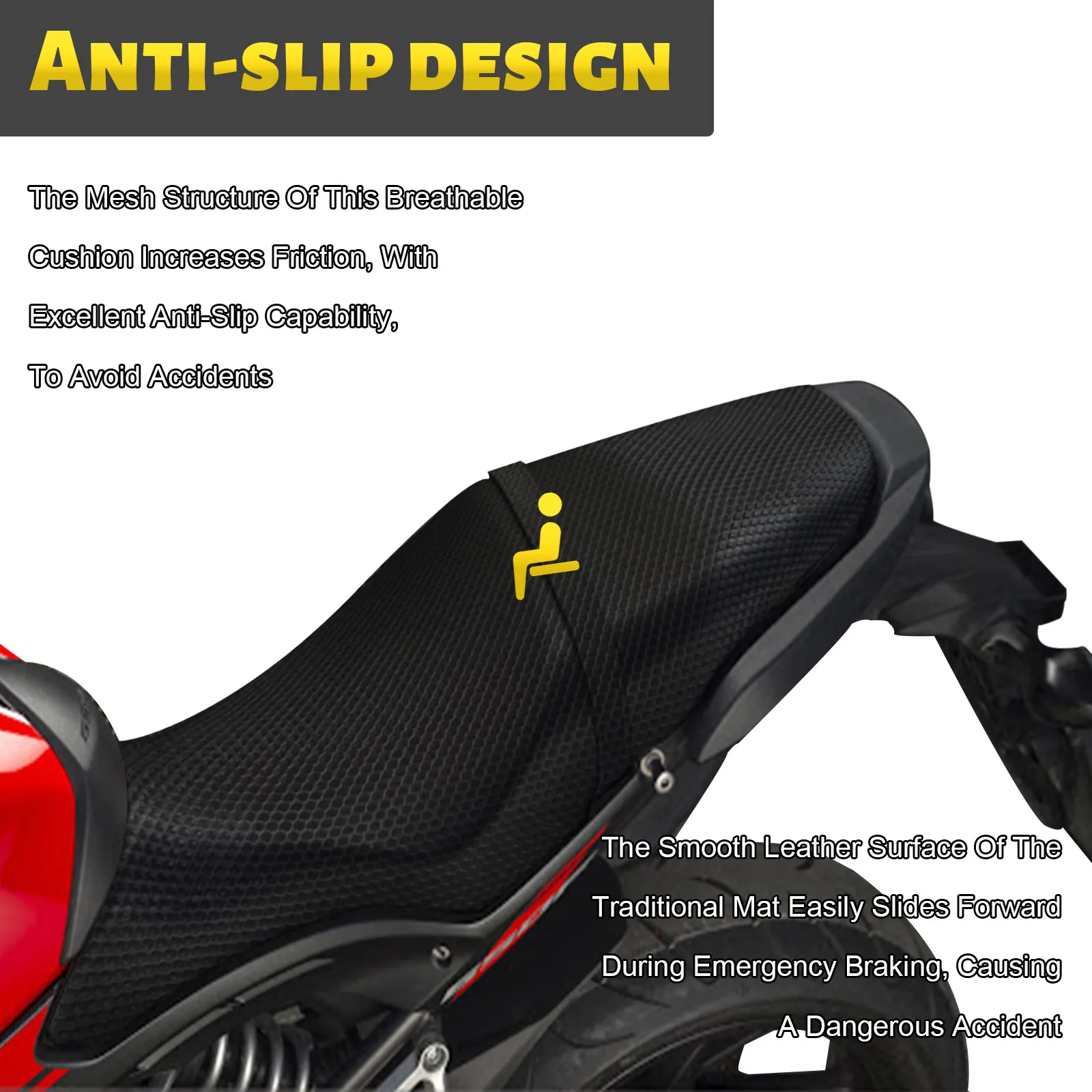 Suitable for Honda CBR650F CBR 650F CB650F motorcycle seat cover sunscreen heat insulation seat cover mesh cushion