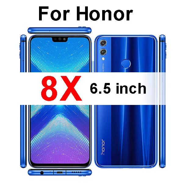 2 шт. закаленное стекло Honor 8x для huawei 8 X защитная пленка для экрана на Honer X8 Honor8x Бронированная пленка Hauwei xoner Glas - Цвет: For Huawei Honor 8X