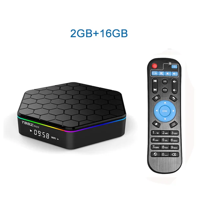 SZILBZ T95Z Plus Smart tv BOX 2 ГБ/16 ГБ 3 Гб/32 ГБ Amlogic S912 Восьмиядерный Android 7,1 tv BOX 2,4G/5 ГГц WiFi BT4.0 4K телеприставка - Цвет: 2GB16GB