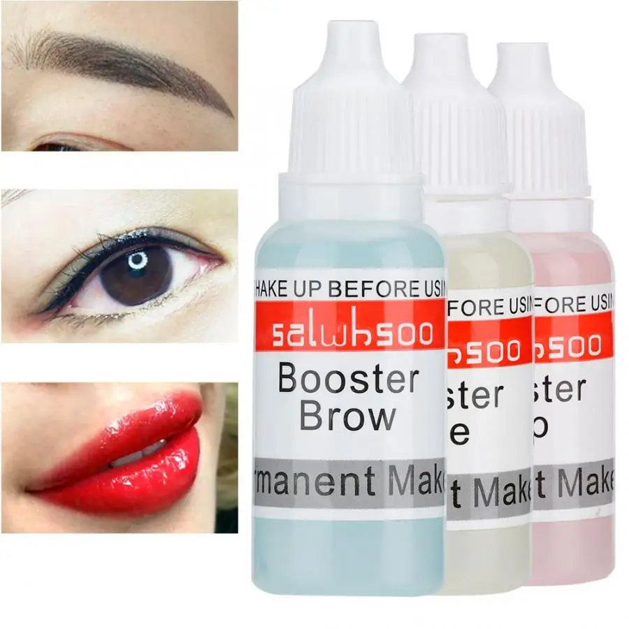 15ML Semi-permanent Tattoo Fixing Agent Eyebrow Eye Lip Dye Tattoo Microblading Pigment Ink Color Lock Liquid Supplies