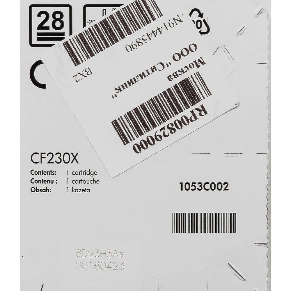 Картридж лазерный HP 30X CF230X черный(3500стр.) для HP LJ Pro M203/M227