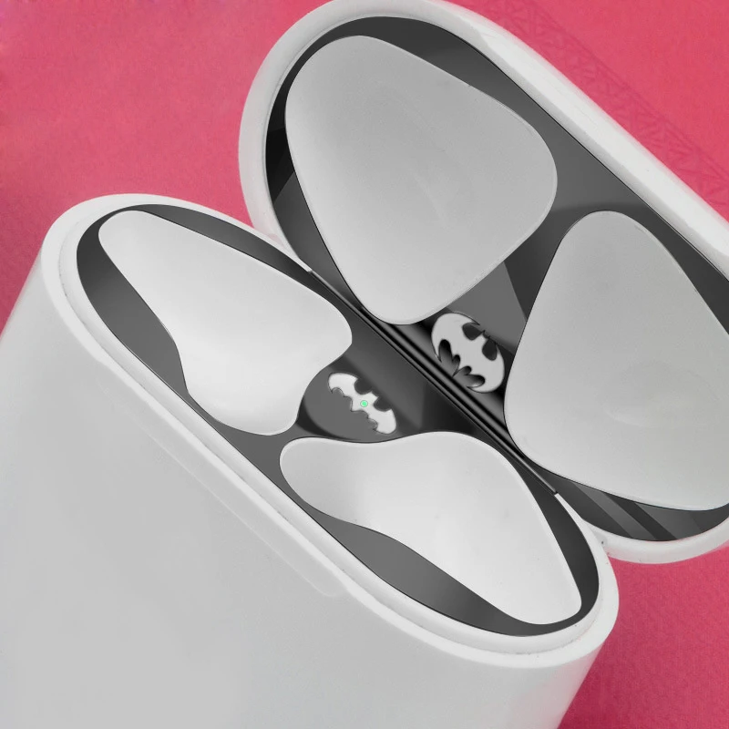 Пыленепроницаемый защитный чехол для Apple AirPods 1, 2, металлический пылезащитный чехол для Air Pods 2, 1, аксессуары