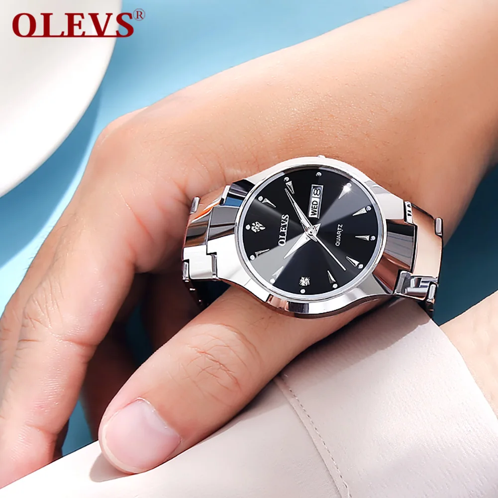 Высококачественные кварцевые часы из вольфрамовой стали водонепроницаемые светящиеся женские часы подарок relogio feminino элегантный и простой темперамент