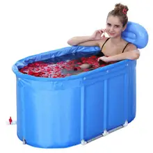 Складная Ванна бочка супер-большая детская Ванна бочка утолщенная домашняя ненадувная Ванна