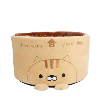 

1 Pc Pet Beds Round Pet Cat Sleeping Beds Pet Nest Pet Warm House Cat House Bed For Home Cats