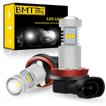 

BMTxms 2PCS Canbus For Skoda Octavia 2 3 MK2 MK3 1Z 5E A5 A7 FL 2005-2020 Car LED H11 H8 Front Fog Light Bulb White Auto Lamp