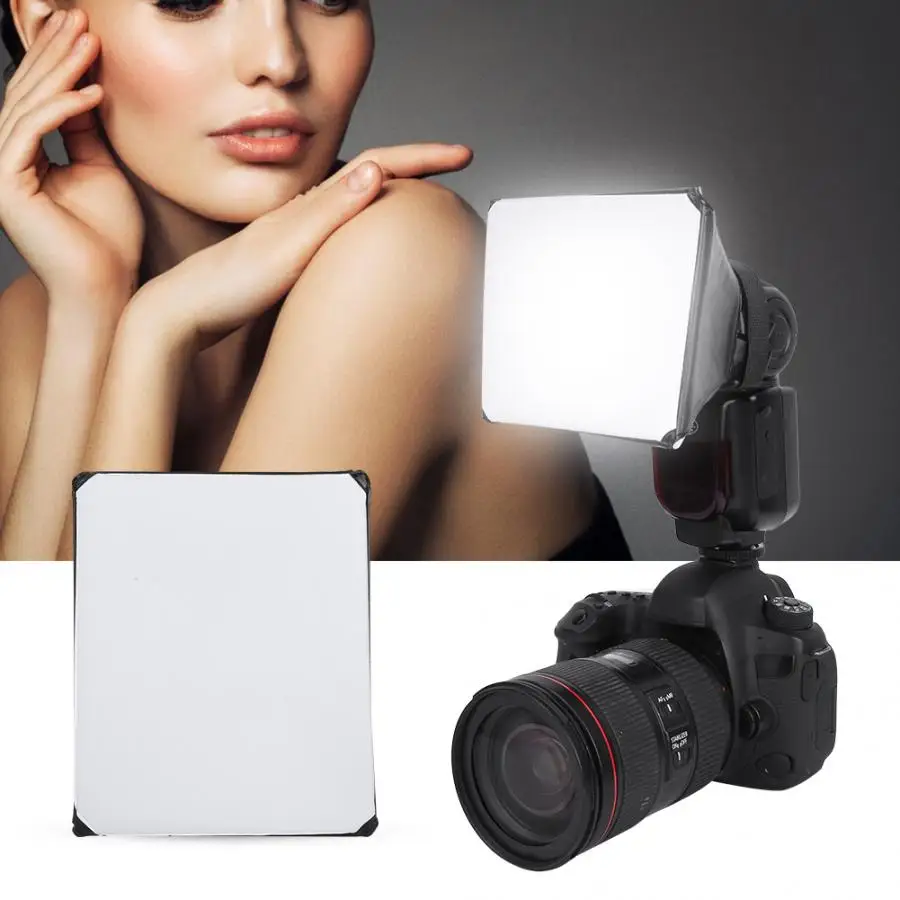 soft box Universal Rectangle Shape Speedlite Softbox Diffuser for Camera Flash Light Speed Lights flash estudio