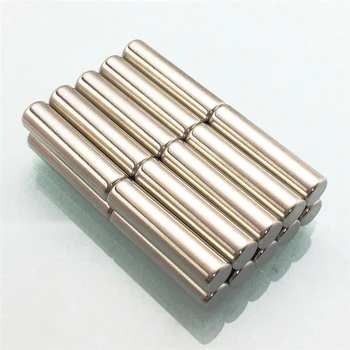 

10pcs dia5x20mm search magnets Super Strong N52 Round Long Cylinder Bar Magnets Rare Earth Neodymium neodimio imanes magnetic