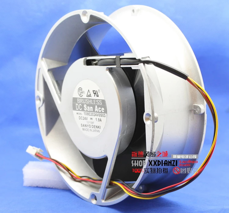 

Original 109E2024V0S03 20070 1.9A 24V strong winds aluminum frame cooling fan