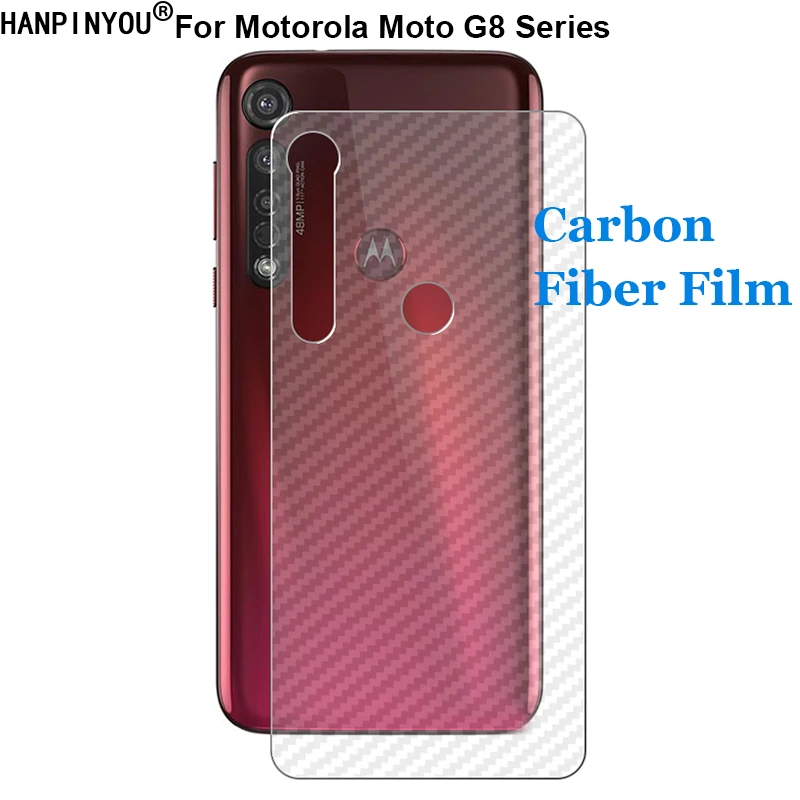 Прочная защитная 3d пленка для Motorola Moto G8 Plus Play Power Lite углеродное волокно защита