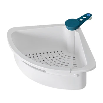 

Kitchen Multifunctional Sink Drain Basket Rotating Folding Telescopic Storage Racks Organizer C44