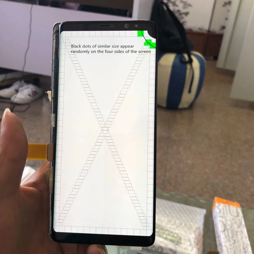 ЖК-дисплей 100% Super AMOLED для Samsung Galaxy Note 8 экран N9500 N950Fd N950U дисплей Note8 с черными
