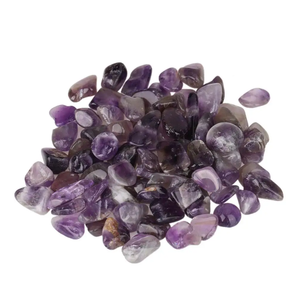 PURPLE Многоцветный Декор для аквариума камни ваза садовые стеклянные кристаллы драгоценный камень украшение для аквариума аксессуары для животных принадлежности - Цвет: PURPLE
