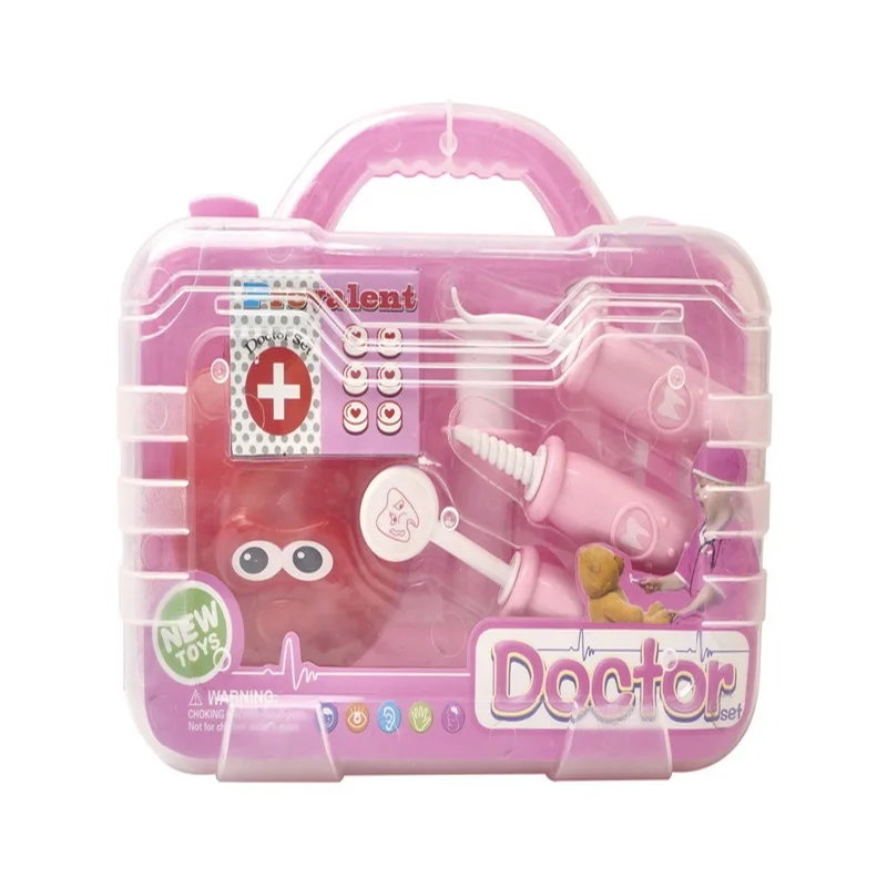

Children Dentist Toy Set Model Play House Toys Medicine Cabinet Dentist Doctor Character Play Toolbox