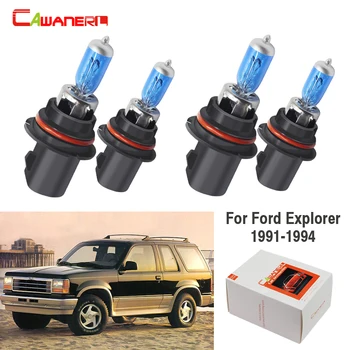 

Cawanerl 4 Pieces 100W 9004 9007 Halogen Bulb 12V 4300K Car Light Source Headlight High Low Beam For Ford Explorer 1991-1994