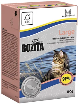 

BOZITA BOZITA FELINE FUNCTION LARGE SALMON for adult cats of large breeds with salmon in jelly 190g