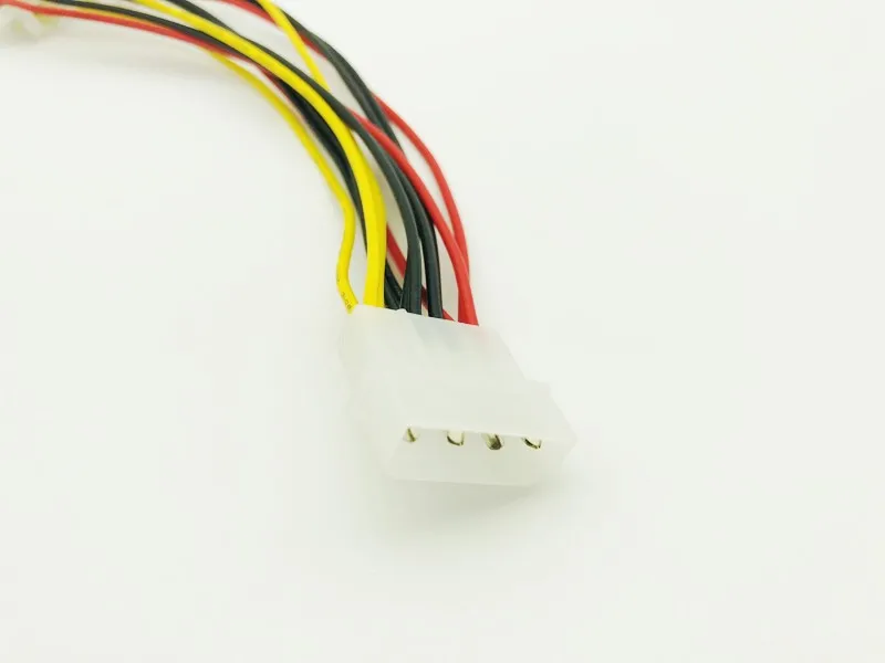 High Quality 4Pin IDE Power Cables 4Pin Molex Male to 3 port Molex IDE Female Power Supply Splitter Adapter Cable for BTC Mining