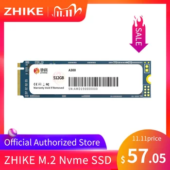 

ZHIKE intel chips A300 512gb 500gb 480gb m.2 SSD nvme 2280 PCIe hard disk internal storage disk desktop laptop hard disk